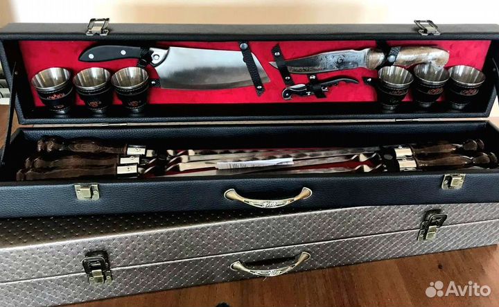 Шашлычный набор в кейсе