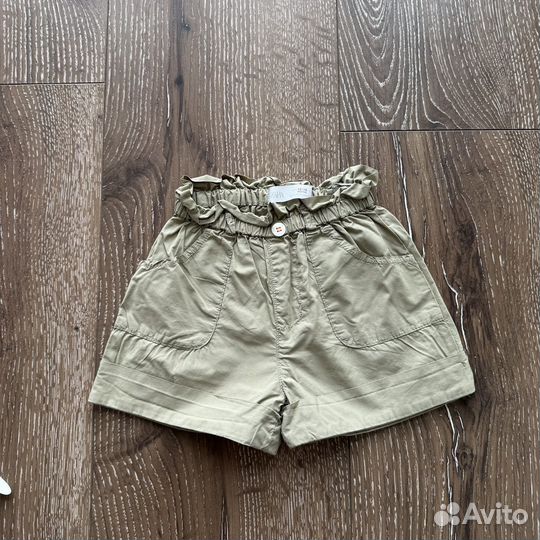 Шорты летние для девочки 86 см zara