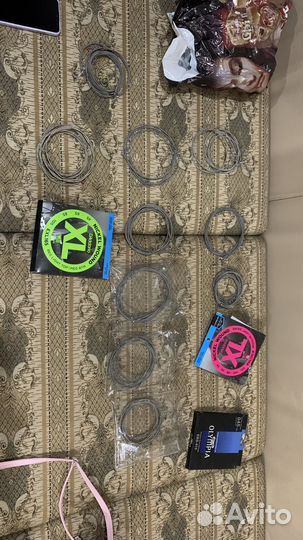 Струны для бас гитары б/у