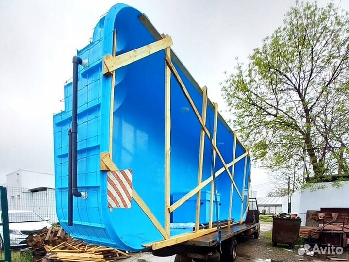 Бассейн из полипропилена 8x3