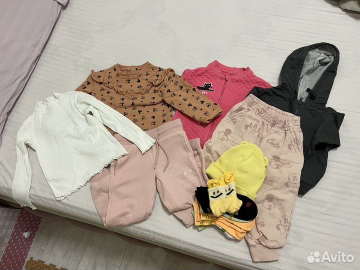 Вещи пакетом на девочку 92 98