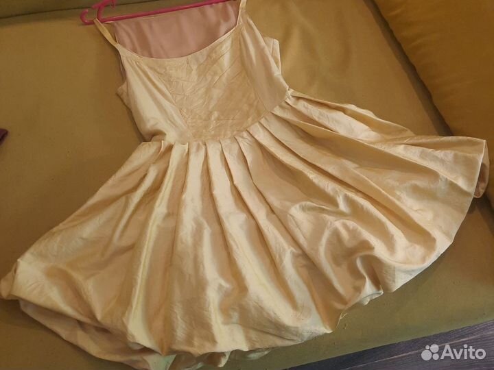 Платье шёлковое юбка баллон