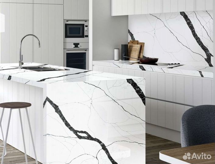 Столешницы и подоконники из кварца под ключ