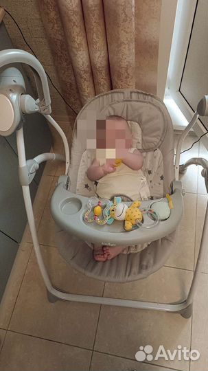 Детские электронные качели для новорожденных
