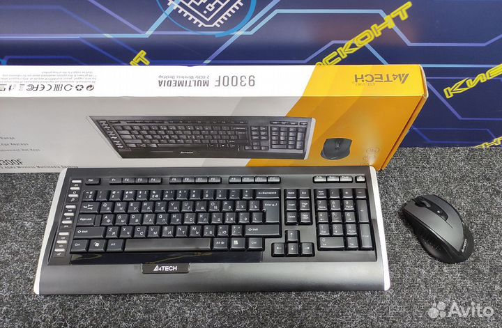 Комплект клавиатура + мышь A4Tech 9300F
