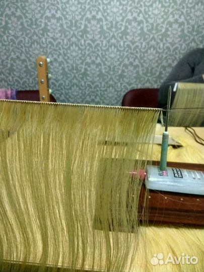 Изготовление ручного тресса из натуральных волос