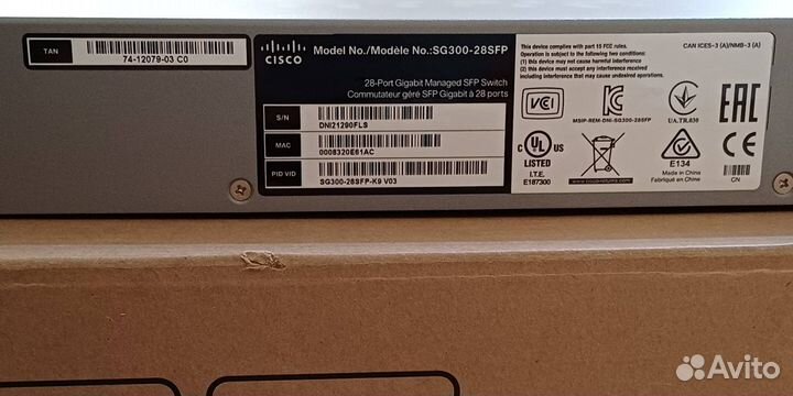 Коммутатор Cisco SG300-28SFP-K9-EU