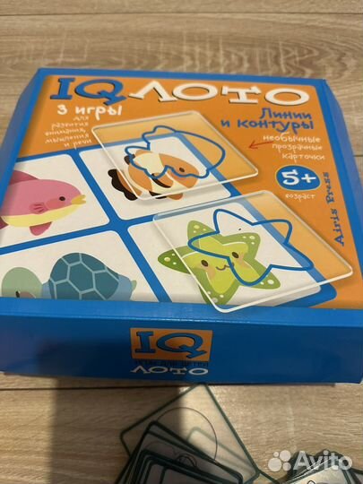 Конструктор папины дети и игра IQ лото