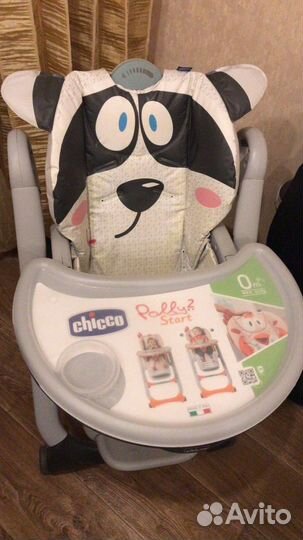 Стульчик для кормления chicco polly 2 start