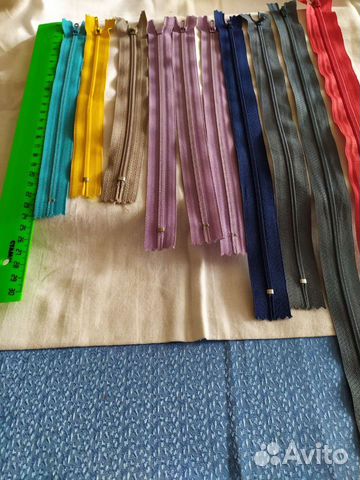 Застёжка-молния, длина 23-27-33-48-54 см, неразьем