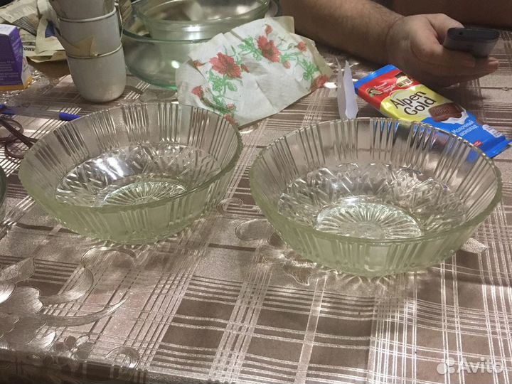 Конфетница салатница СССР стелко