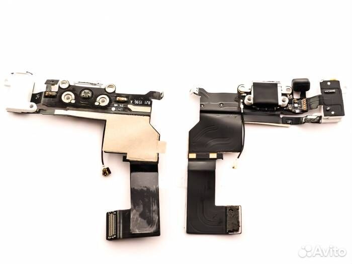 Шлейф iPhone 5S + разъем зарядки + разъем гарнитур
