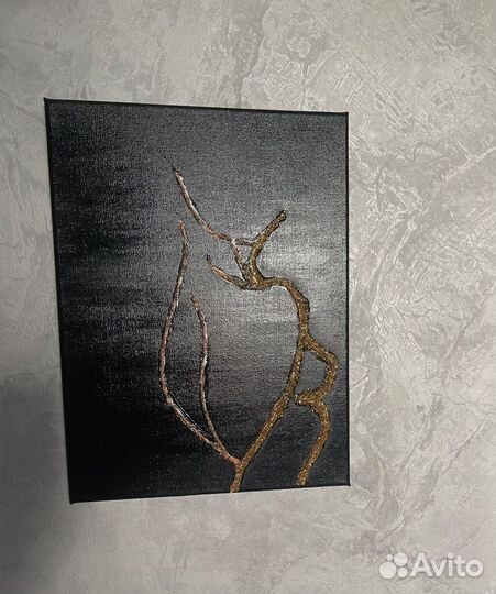 Картина акрилом на холсте