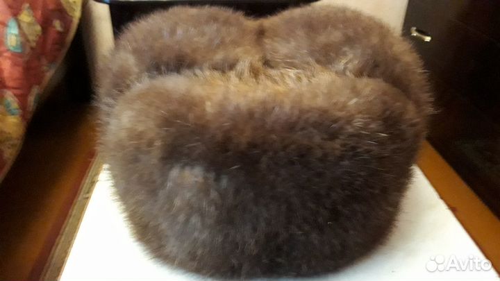 Мужская шапка формовка из бобра 57р