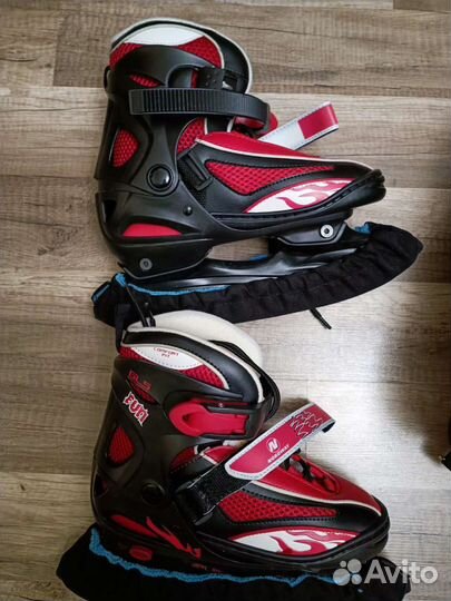 Роликовые коньки детские раздвижные