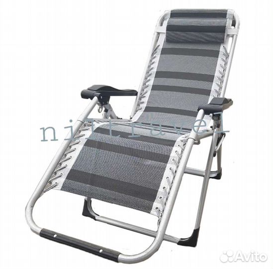 Кресло шезлонг усиленный до 180 кг