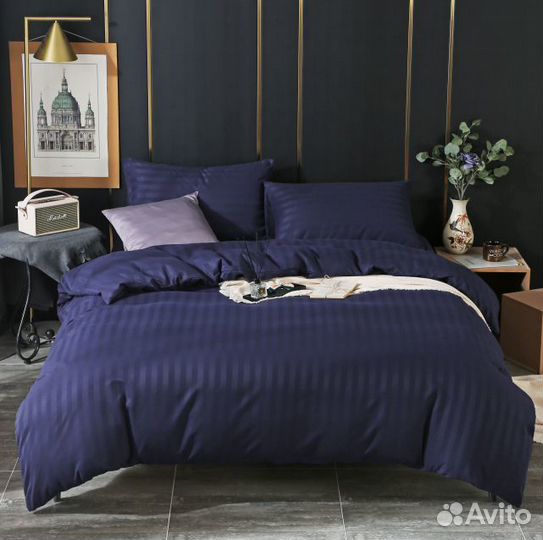 Постельное белье Танго Stripe Satin размер Евро