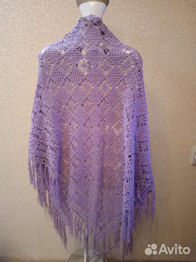 Платок шаль шерсть