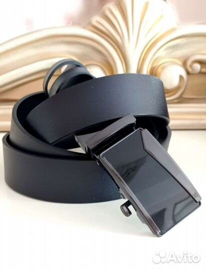 Ремень мужской двухсторонний синий/черн и коричн/ч