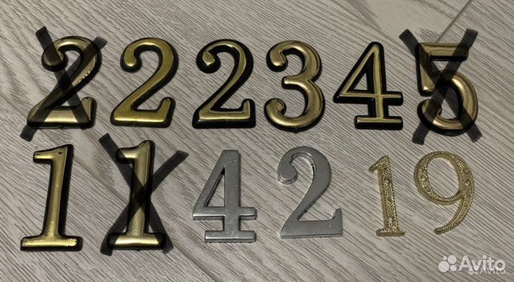 Номера цифры на дверь