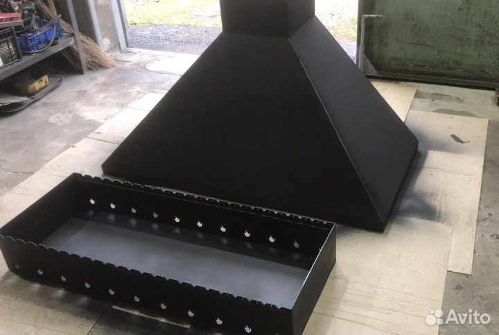 Мангал с вытяжкой (зонтом)