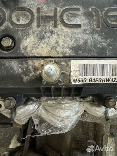 Двигатель на kia rio 1 6 G4FG