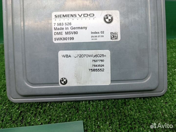 Блок управления двигателем Bmw X3 E83 N52B25A 2007