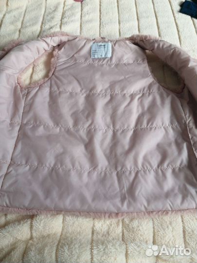 Меховой жилет для девочки