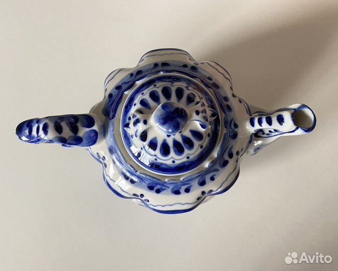 Заварочный чайник гжель