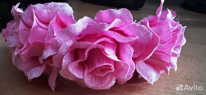 Ободок с цветами