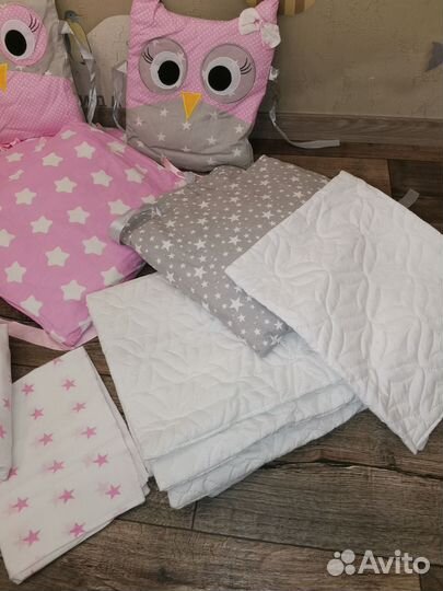 Бортики в кроватку для новорожденных