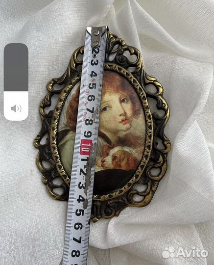 Панно шелкография в бронзе