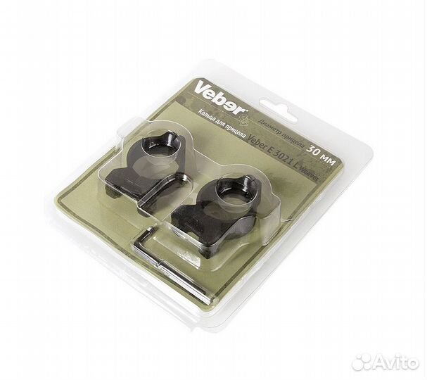 Кольца для прицела Veber E 3021 L Weaver