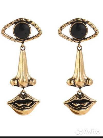 Серьги глаза Schiaparelli Style