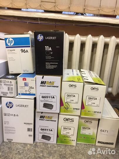 Картриджи для принтеров, копиров, мфу, факсов