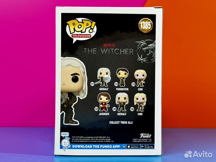 Funko Pop 1385 Geralt Holding Sword (The Witcher)