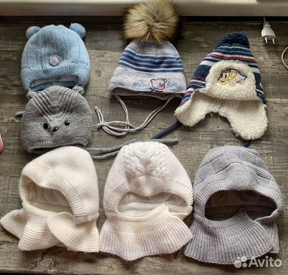 Шапка детская зимняя 44-46