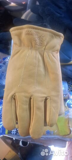 Перчатки мужские кожаные рабочие