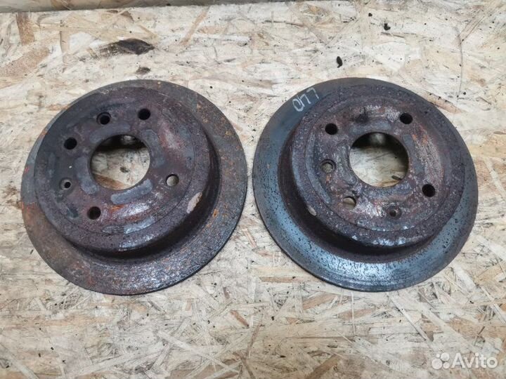 Диск тормозной задний Chevrolet Lacetti хэтчбэк