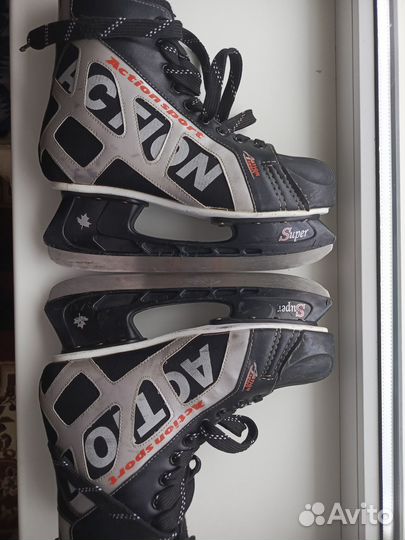 Коньки Action 45 размер