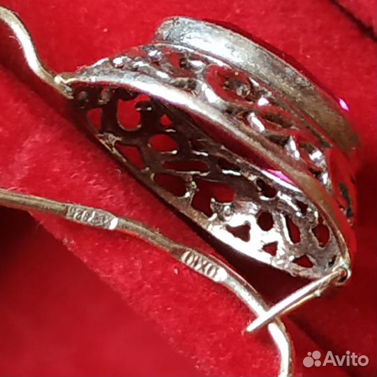 Серьги серебро 925 пробы СССР
