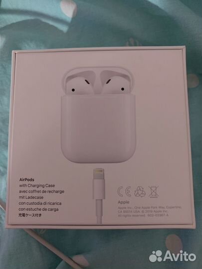 Беспроводные наушники apple airpods