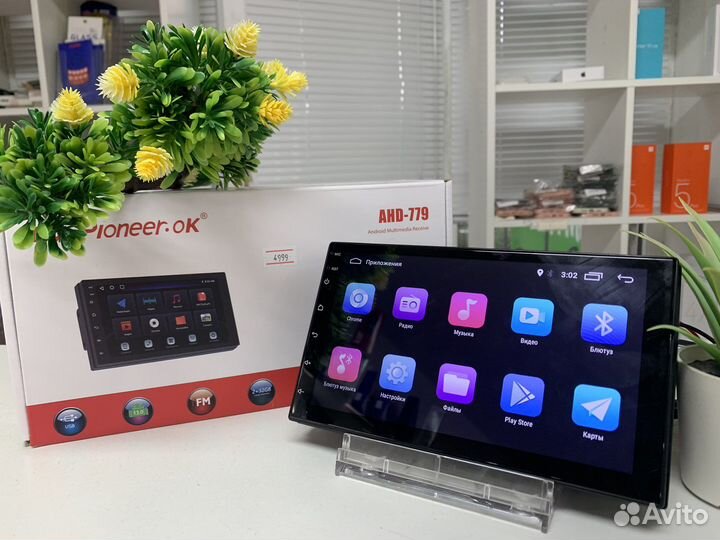 Магнитола Pioneer.ok AHD-779 2\32Gb