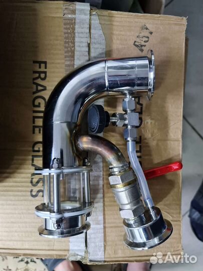 Узел отбора по пару и жидкости 2 дюйма с диоптром