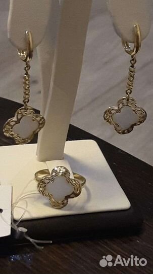 Золотой комплект Van Cleef