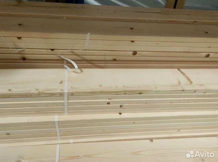 Доска строганая 28*95*2000 мм сорт AB скругление