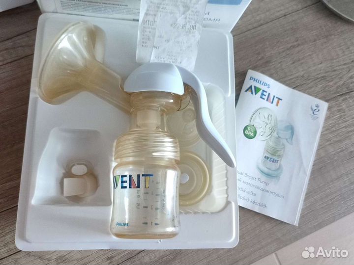 Молокоотсос ручной philips avent