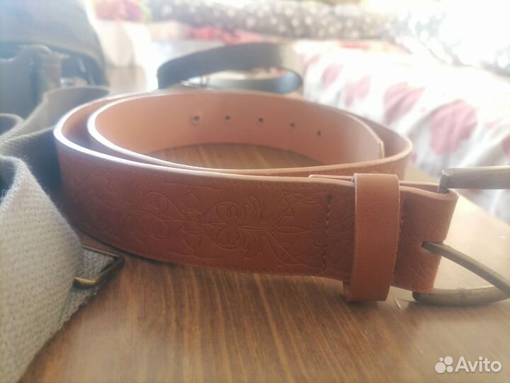 Ремени мужские и женские 5шт