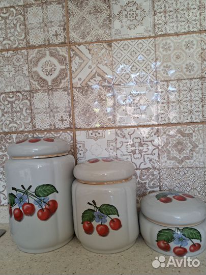 Набор банок для сыпучих продуктов СССР