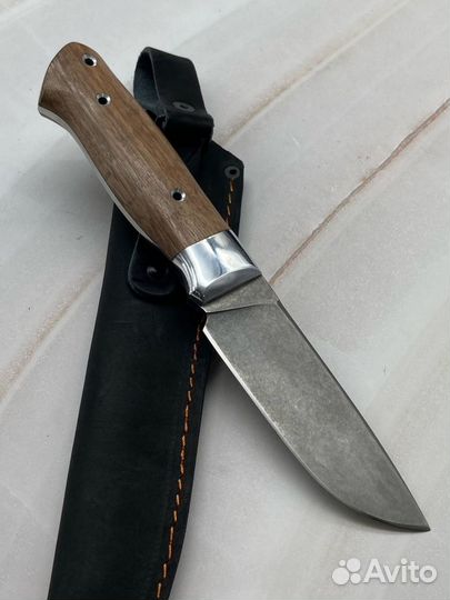 Нож Нерпа 2 х12мф ясень цельнометаллический